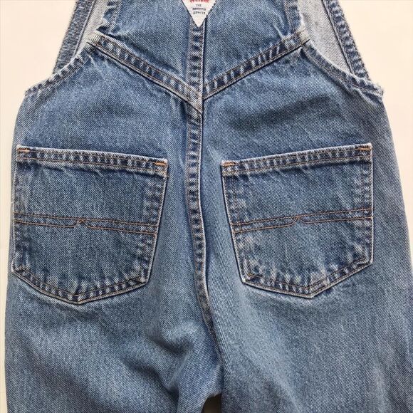 Vintage Oshkosh B’gosh logo denim overalls VGUC 3T - Picture 9 of 11